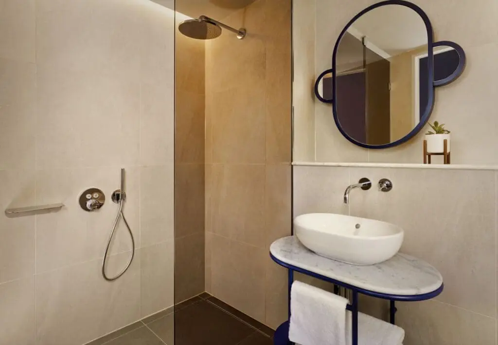 bathroom at art'otel London Battersea Power Station