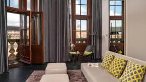 art'otel Amsterdam Masterpiece Suite Living Room