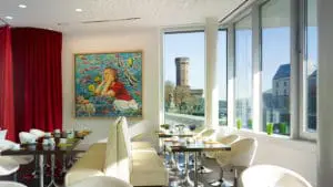 art'otel Cologne SEO artwork at the restaurant