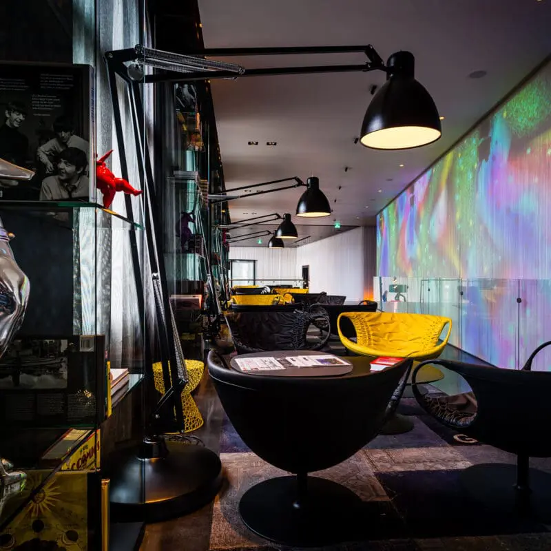 art'otel Amsterdam library