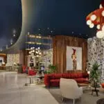 art'otel London Battersea Power Station lobby