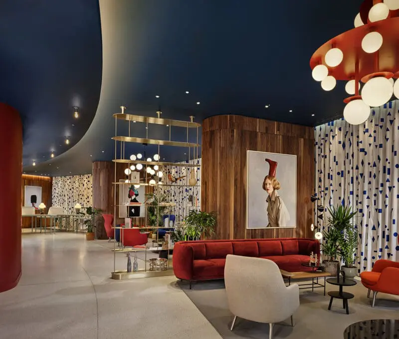 art'otel London Battersea Power Station lobby