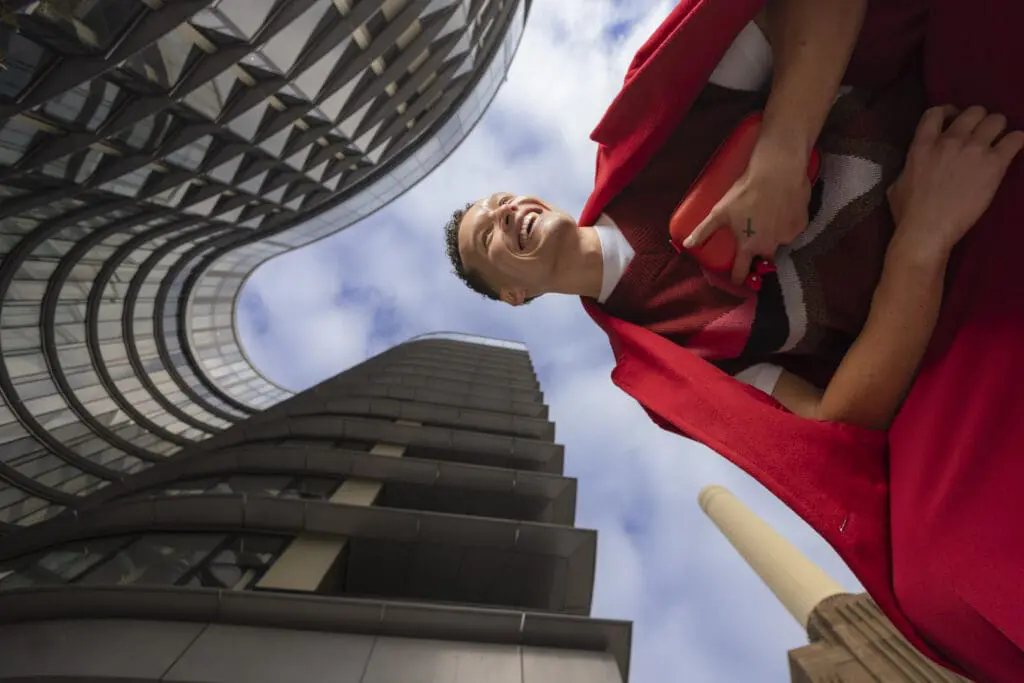 art'otel London Battersea Power Station as seen from below