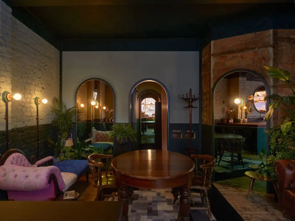 Interior of Corner Cafe in New Cross, London