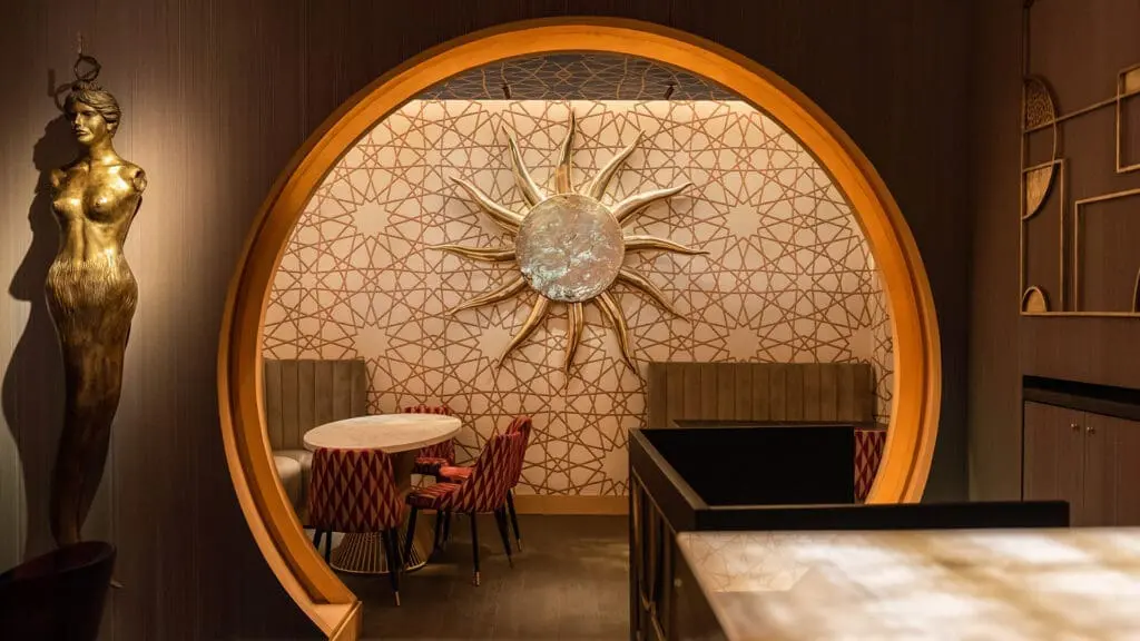 Interior of Allegrío Restaurant in Rome