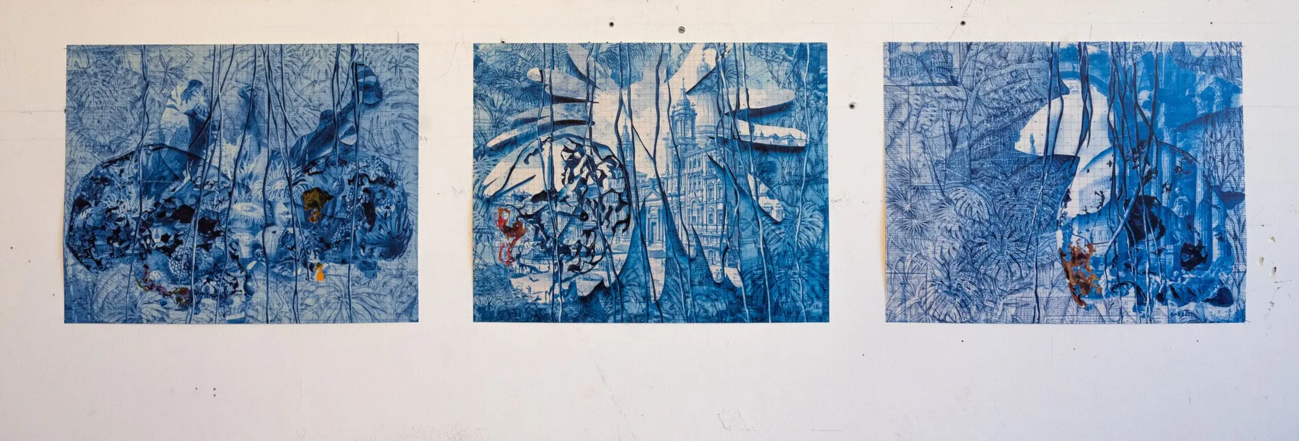 Six works of art from Rome artist Pietro Ruffo