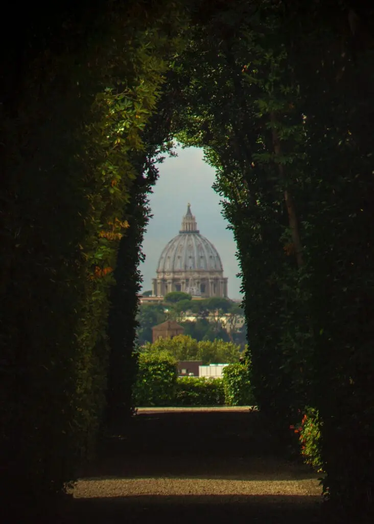 The Knights of Malta Keyhole on Aventine Hill in Rome