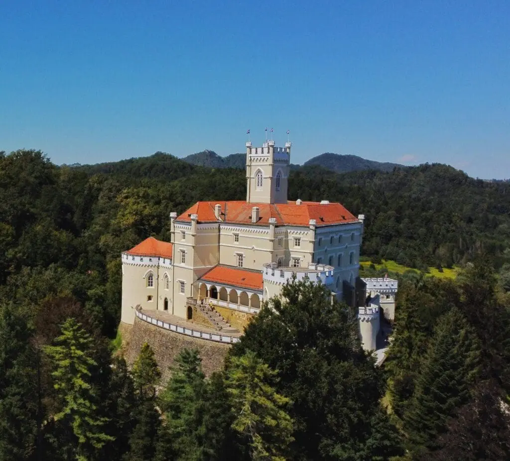 Trakošćan Castle in Croatia