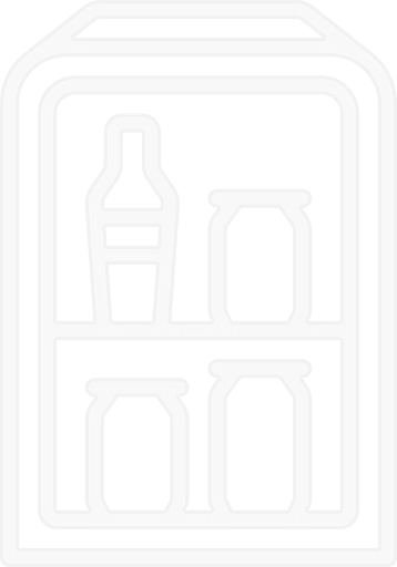 Complimentary soft drink mini bar