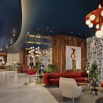 art'otel London Battersea Power Station lobby