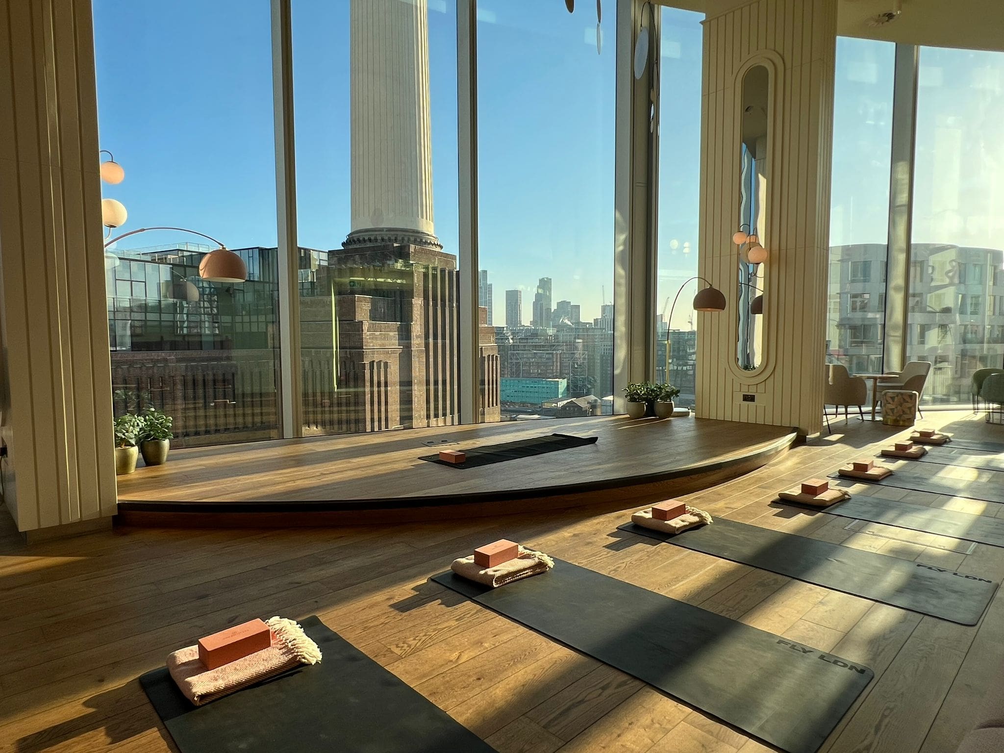 Sunrise Yoga on the rooftop