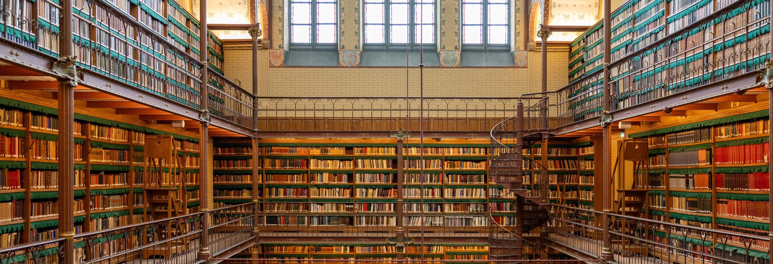 Research library of the Rijksmuseum in Amsterdam