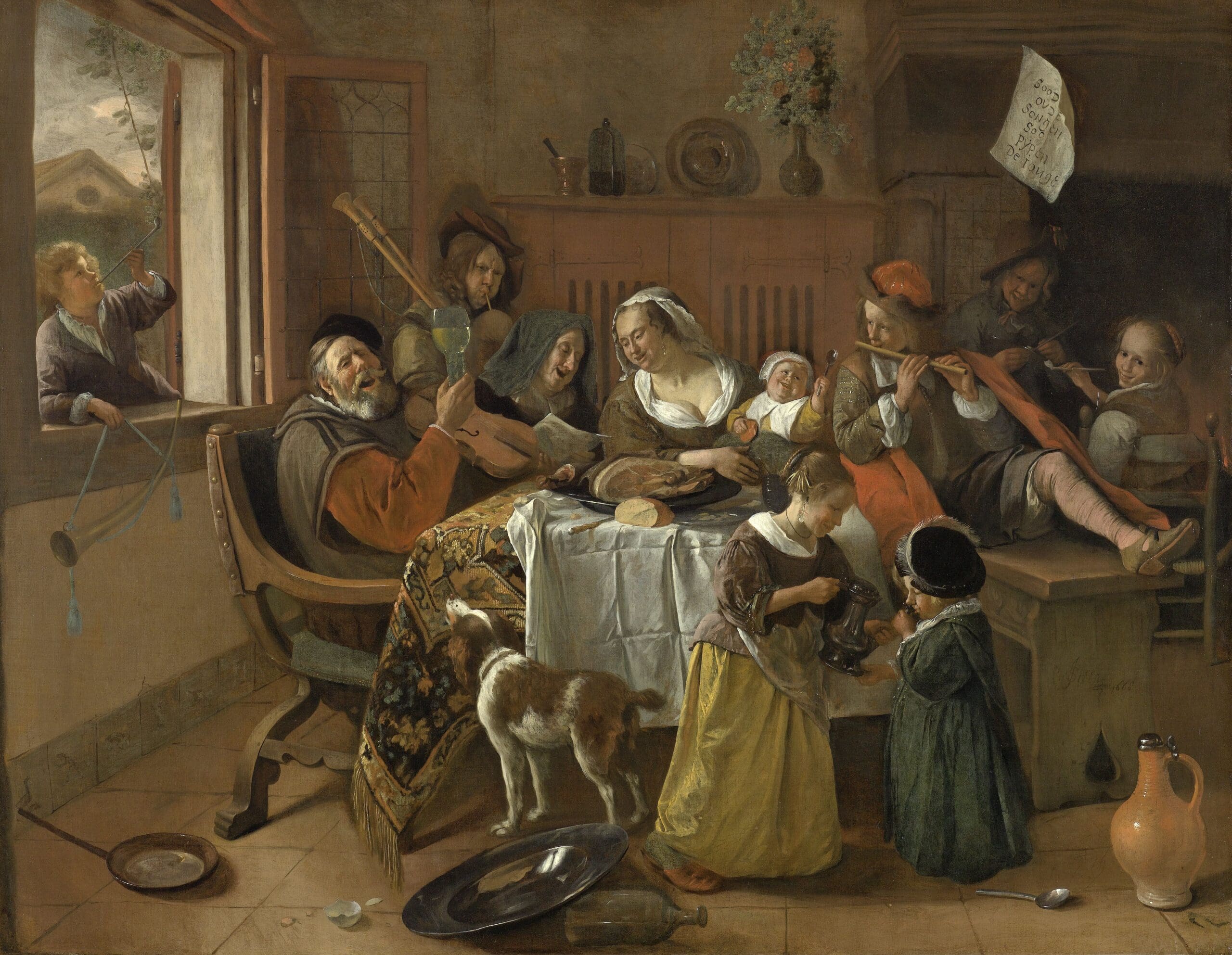 The Merry Family by Jan Steen