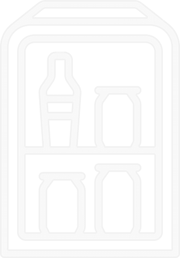 Complimentary soft drink mini bar